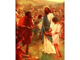 
單擊圖案，看聖經故事 - The Feeding of the Five Thousand, by C.F. Vos
