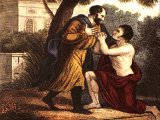 
單擊圖案，看聖經故事 - The Prodigal Son, from the John Brown Bible