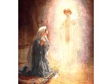 
單擊圖案，看聖經故事 - The Angel Gabriel appears to Mary 