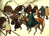 
單擊圖案，看聖經故事 - The Census in Bethlehem (detail) - Pieter Bruegel the Elder